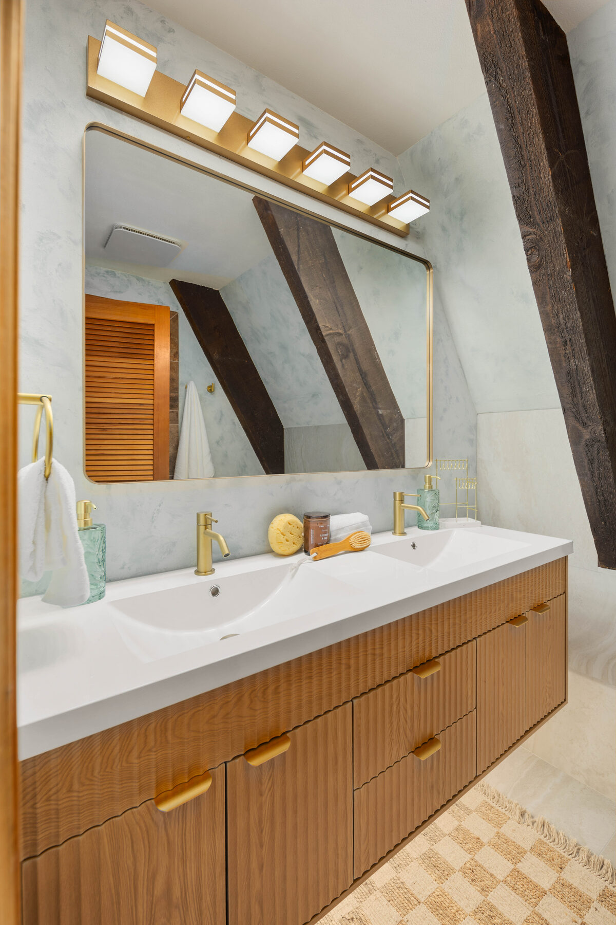 Recent bathroom remodeling project