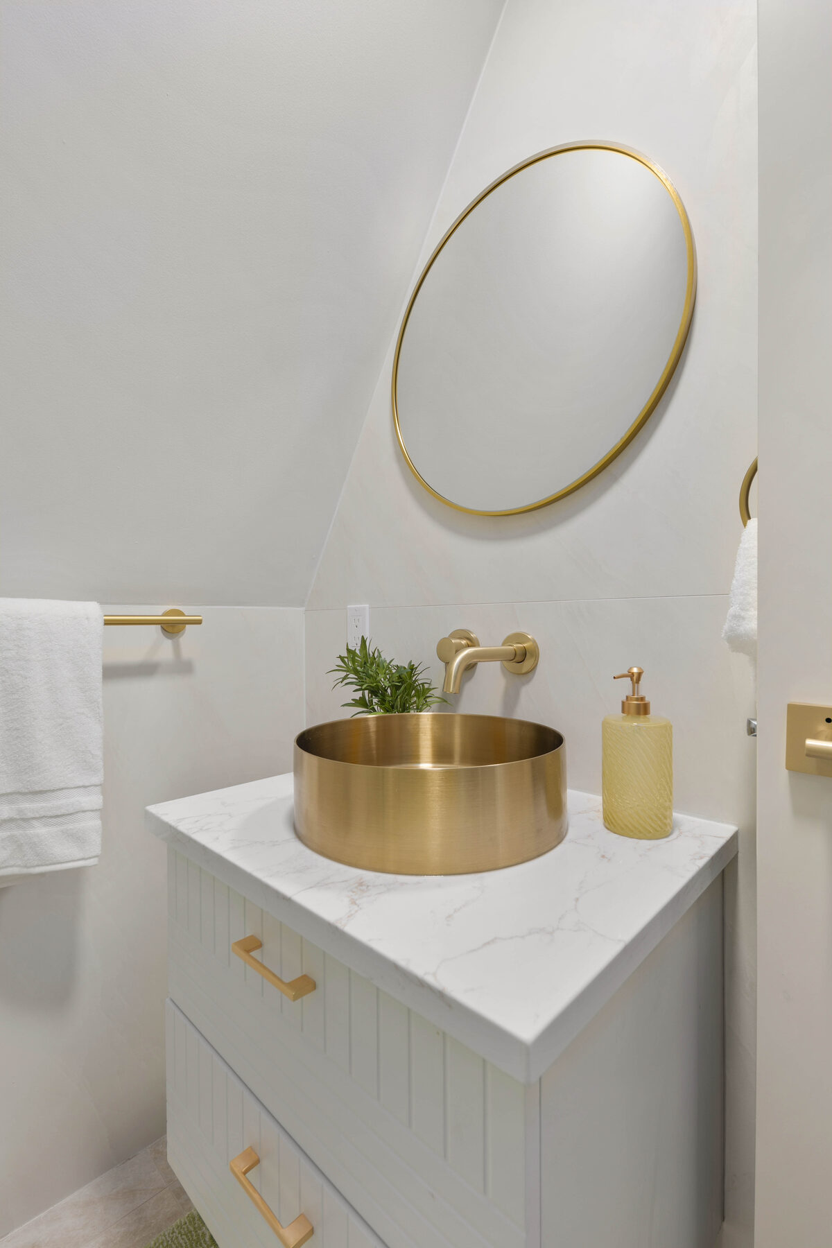 Recent bathroom remodeling project